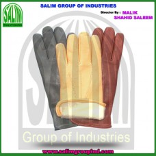 Leather Dressing Gloves with Fur Lining 