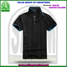 Polo Shirt with Rib Collar