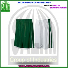 Adult Basket ball Short Trousers Green & white