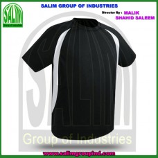 Adult Athletic Soccer Jersey Black & white